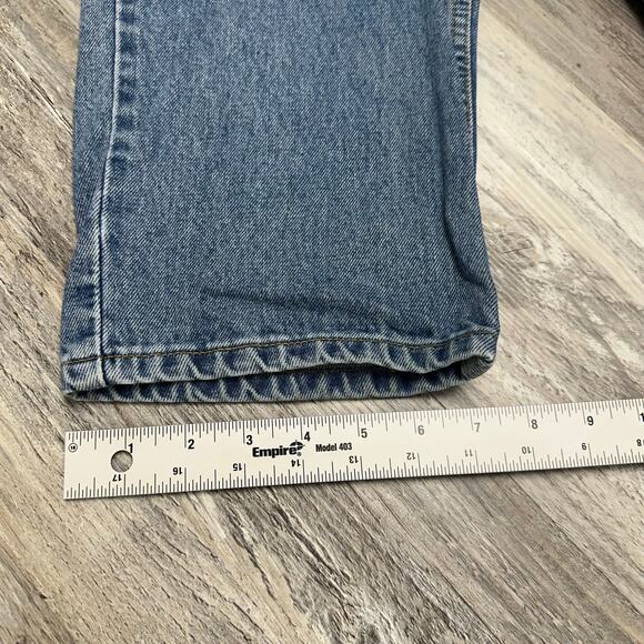 Vintage 90s Levis 550 Mid Wash Blue Mens 32x30 Loose Relaxed Fit Jeans Red Tab - Picture 13 of 13